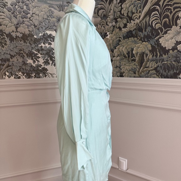 Jonathan Simkhai Light Blue Mini Dress - Picture 3 of 7